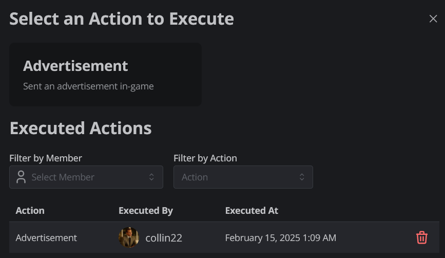Perform Actions
